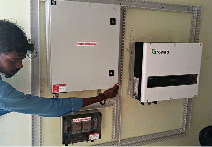 Each Block 10 KVA Inverter Installation