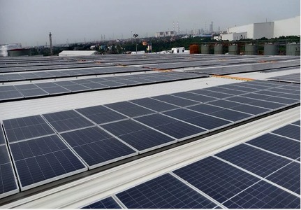 IOCL Grassroots Plant 2.3 MW Panel Array with Walkways